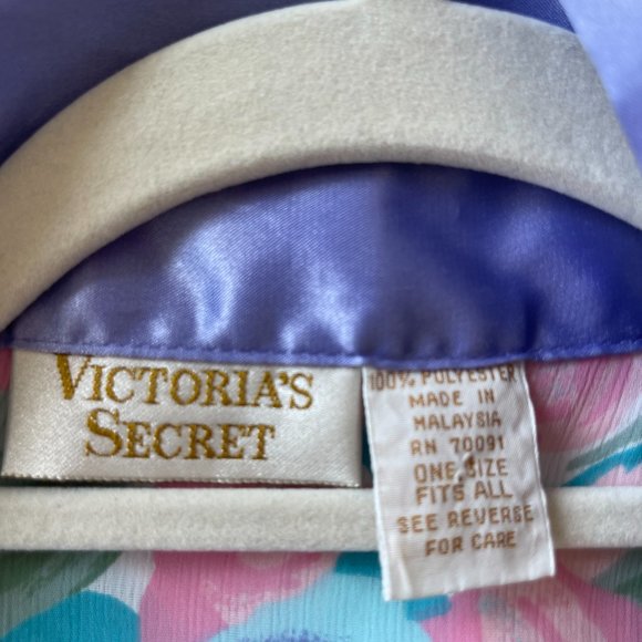 Victoria's Secret Women's Vintage 80s Gold Tag Kimono Robe in Floral print - OS - Picture 3 of 3